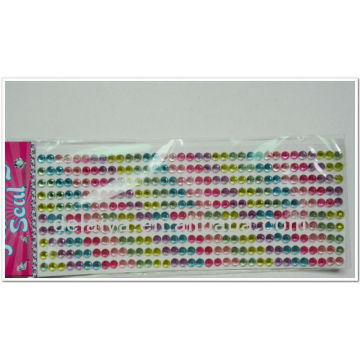 colorful diamond jewel stickers